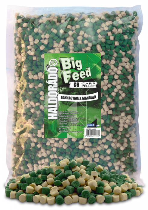 Haldorado Big Feed - C6 Pellet - Capsuna & Ananas 2.5kg, 6 mm [8]