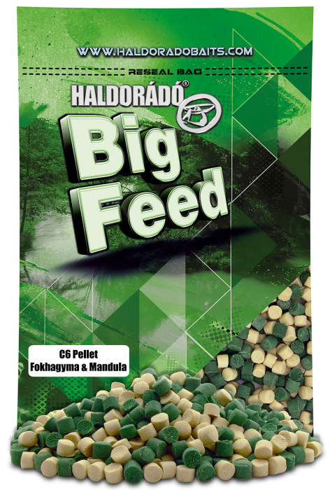 Haldorado Big Feed - C6 Pellet - Capsuna & Ananas 0.9kg, 6 mm [4]