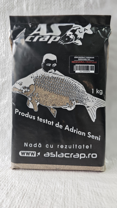 As La Crap Groundbait Premium Semiumectat/Amorsat - Fresh Squid 1Kg [3]