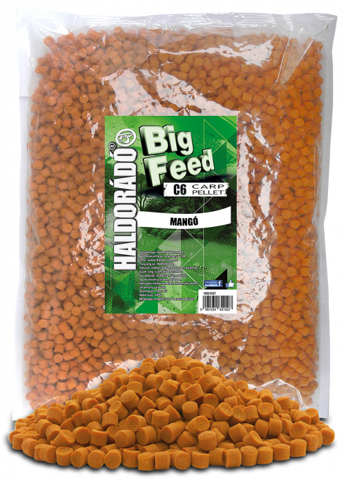 Haldorado Big Feed - C6 Pellet - Capsuna & Ananas 2.5kg, 6 mm [4]