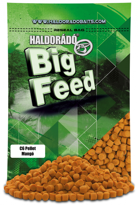 Haldorado Big Feed - C6 Pellet - Mango 0.9kg, 6 mm [1]