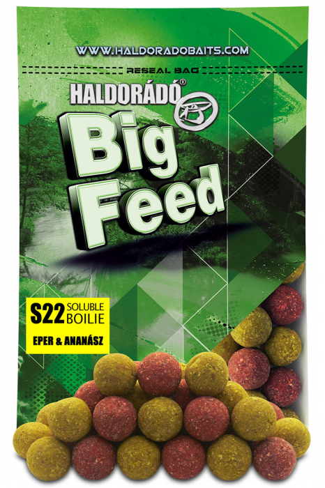 Haldorado Big Feed - S22 Boilie Solubil - Mango 800g, 22mm [3]