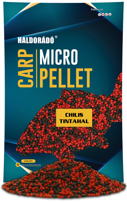 Haldorado Carp Micro Pelete - Black Squid, 3mm, 600g [2]