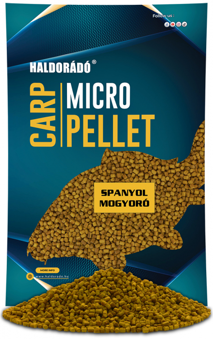 Haldorado Carp Micro Pelete - Black Squid, 3mm, 600g [10]