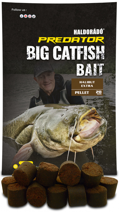 Haldorado Catfish Bait Pellet 28mm - Halibut Extra 1Kg [1]