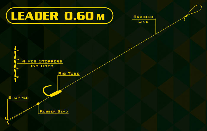 Haldorado Catfish Rig 10 - Inaintas carlig pentru pelete [3]