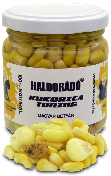 Haldorado Kukorica Tuning (porumb cu zeama) - Capsuni Alb 130g [5]