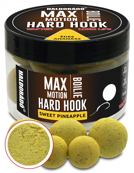 Haldorado Max Motion Boilie Hard Hook Wafter 24, 30mm - Champion Corn 150g [2]