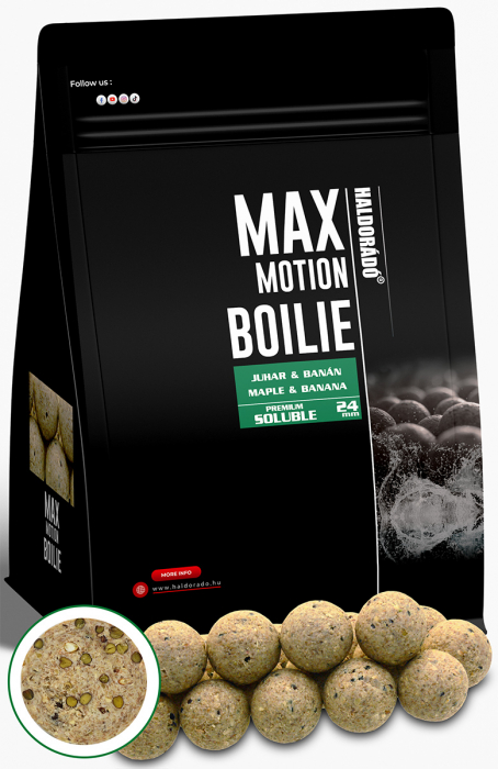 Haldorado Max Motion Boilie Premium Soluble 24mm - Cocos & Alune Tigrate 800g [8]