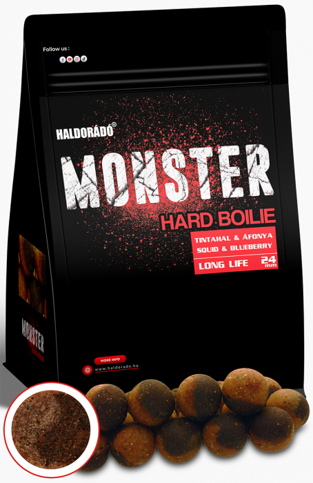 Haldorado Monster Hard Boilie 24+ - Ficat Condimentat 700g [7]