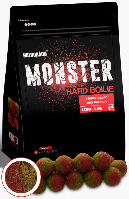 Haldorado Monster Hard Boilie 24+ - Ficat Condimentat 700g [3]