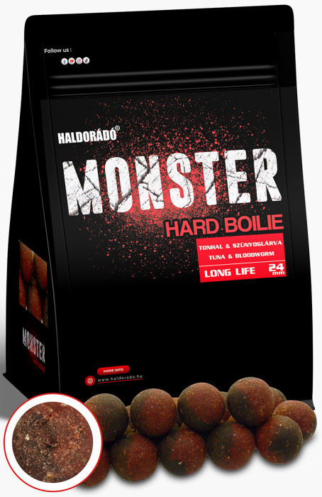 Haldorado Monster Hard Boilie 24+ - Ficat Condimentat 700g [2]