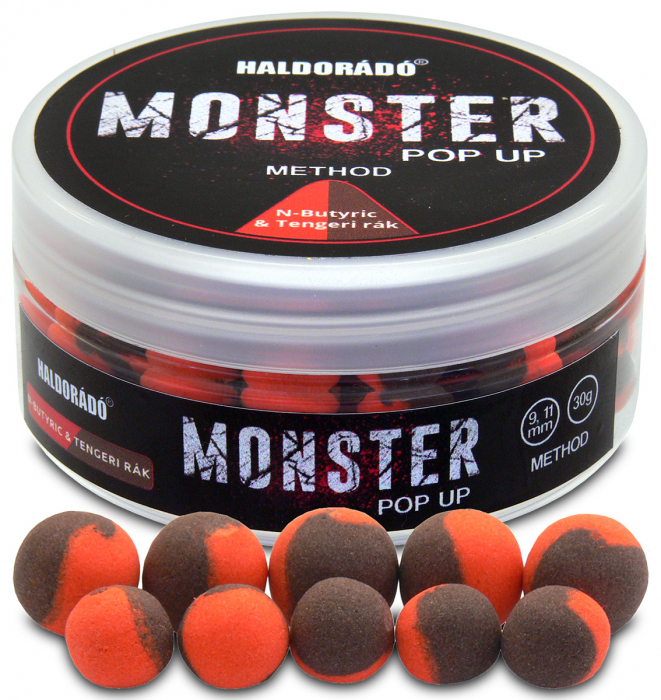 Haldorado MONSTER Pop Up Method 9/11mm- Hot Mango 30g [6]