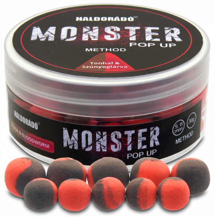 Haldorado MONSTER Pop Up Method 9/11mm- Hot Mango 30g [7]