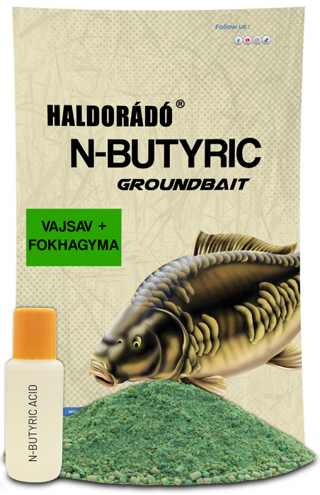 Haldorado N-Butyric Groundbait - Fermentat + Miere 800g  + 50ml Aroma lichida [5]