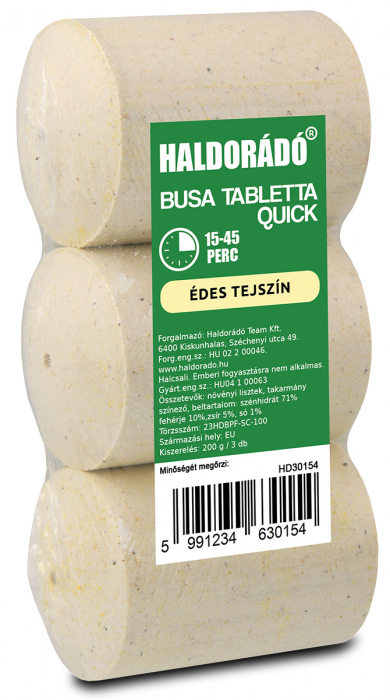 Haldorado Tableta Fitofag Quick - Smantana Dulce 200g [1]