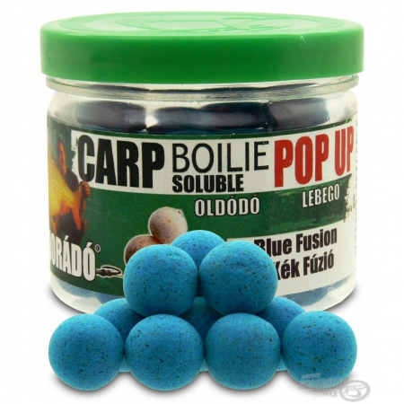 Carp Boilie Soluble Pop Up - Haldorado Carp Boilie Soluble Pop Up - Fuziunea Albastra - 40g/16mm
