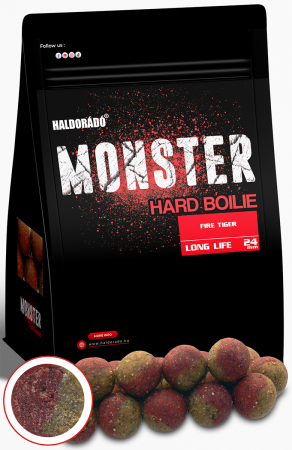 Noutati Haldorado 2026 - Haldorado Monster Hard Boilie 24+ - Fire Tiger 700g