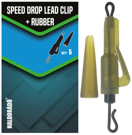 Accesorii Monturi - Haldorado Speed Drop Lead Clip + Rubber