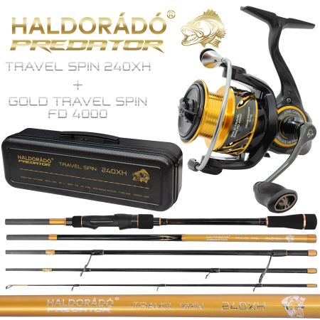 Set Travel Spin - Kaiwo Set Lanseta + Mulineta Travel Spin 240XH