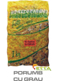 Cereale Fierte - Professional - Amestec (Porumb cu Grau) fiert vidat 1kg