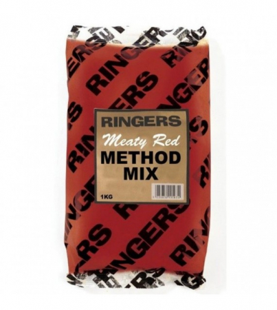 Nada - Ringers Groundbait Meaty Red Method Mix 1Kg
