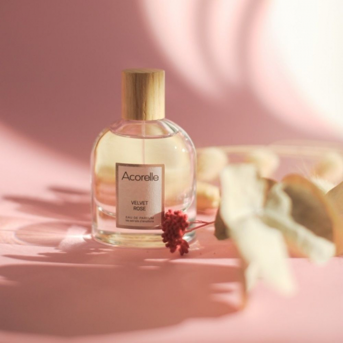 Apa de parfum certificata bio Velvet Rose | Acorelle, 50ml [2]