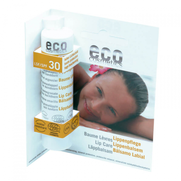 Balsam de buze bio cu protectie solara inalta FPS 30 - Eco Cosmetics [1]