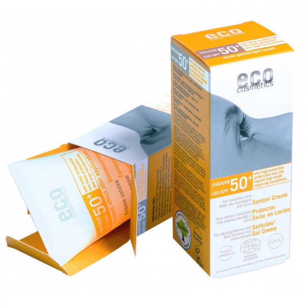 Crema bio cu protectie solara inalta SPF 50+ nuantata 75ml