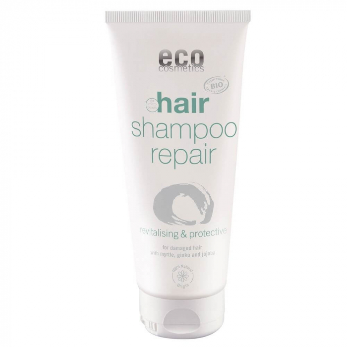 Șampon reparator bio cu mirt și gingko biloba | Eco Cosmetics, 200 ml [1]