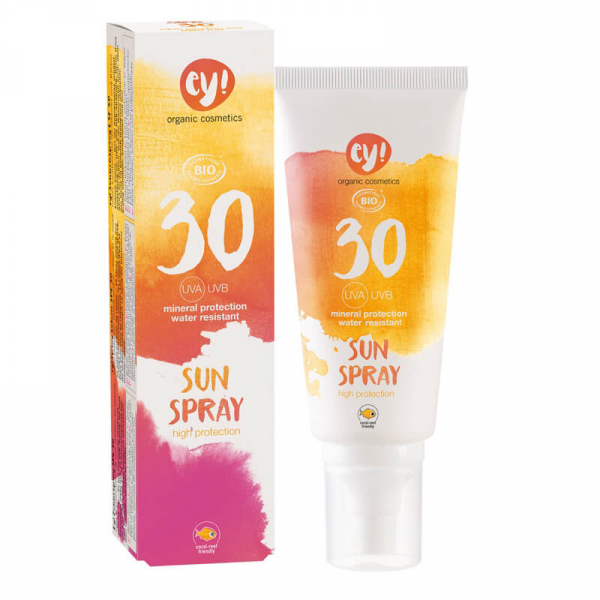 Spray bio protectie solara FPS 30, ey!  | Eco Cosmetics, 100ml [1]