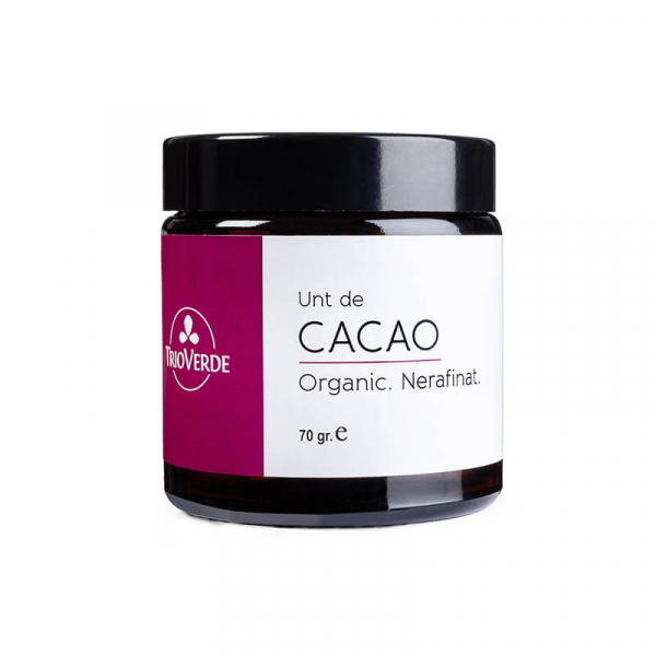 Unt de cacao organic pellets nerafinat 70g