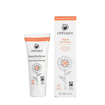 Crema naturala protectie solara FPS 30 pentru piele sensibila, Odylique by Essential Care, 50ml [0]
