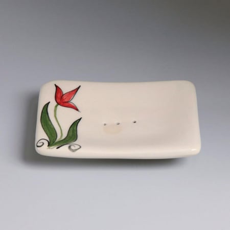 Savoniera ceramica pictata manual - Lalea [1]