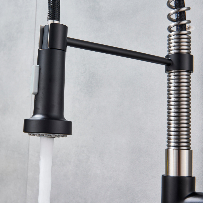 Bateria profesionala pentru bucatarie Swan, cu 2 functii de curgere, dus flexibil [3]