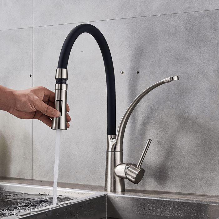 Baterie de bucatarie de lux cu 2 functii de curgere a apei [2]