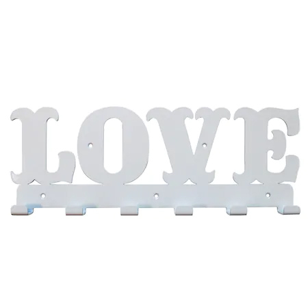 Cuier metalic Love - 6 agatatoare [2]