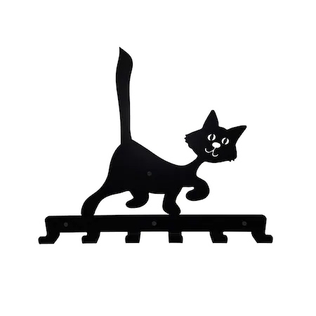 Cuier metalic Pisica II - 6 agatatoare [2]