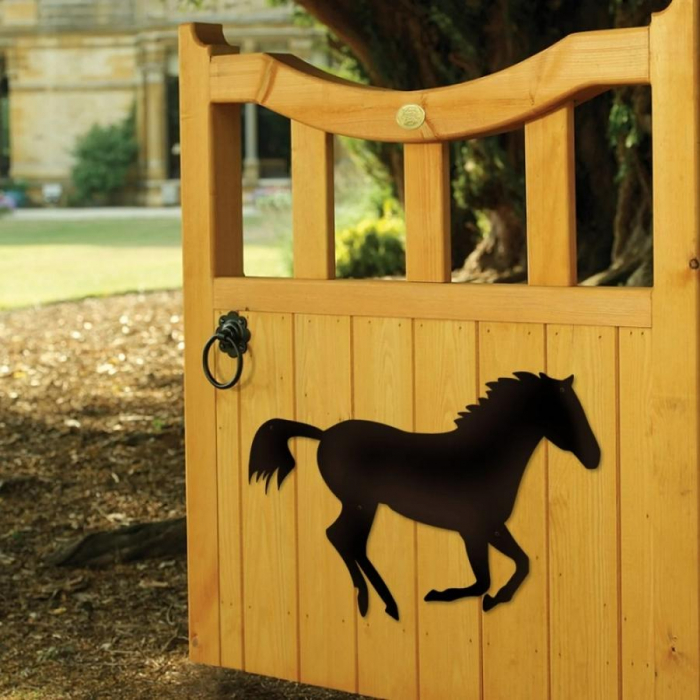 Decor metalic Cheval 65 x 42 cm. negru [2]