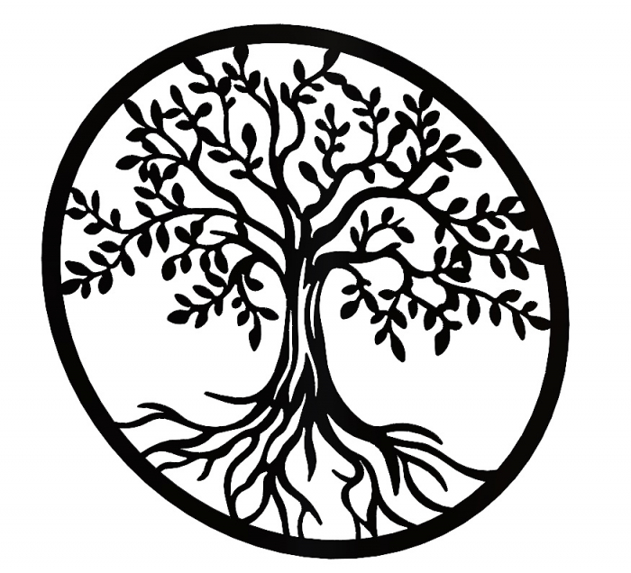 Decor perete Copacul vietii III negru [2]