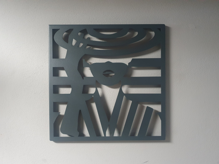 Decor perete Silhouette antracit [3]