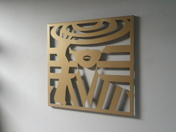 Decor perete Silhouette auriu [3]