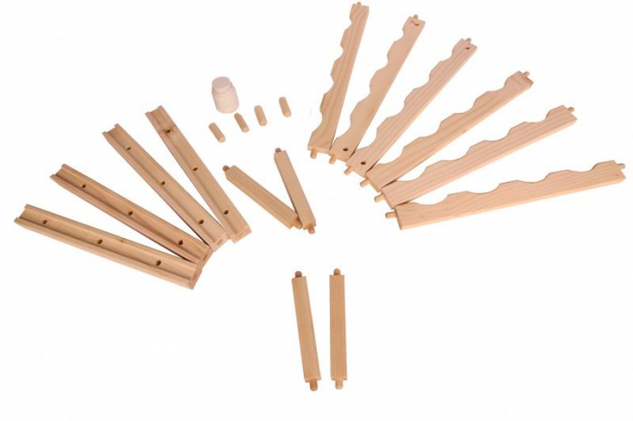 Raft 12 sticle vin din lemn 3x4 marca VinO [2]