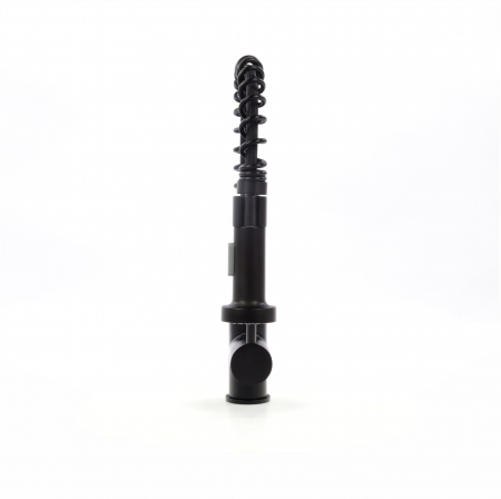 Bateria profesionala pentru bucatarie Heim Matte, cu 2 functii de curgere, dus extractibil, senzor tactil de pornire/oprire, negru mat [6]