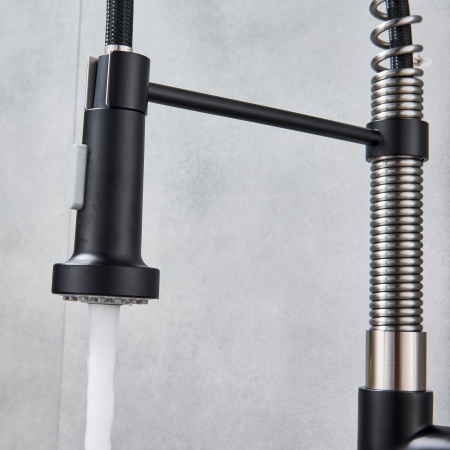 Bateria profesionala pentru bucatarie Swan, cu 2 functii de curgere, dus flexibil [2]