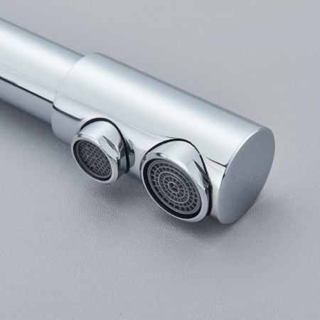 Baterie bucatarie pt. apa filtrata cu 2 cai argintiu cromat [3]