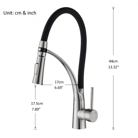 Baterie de bucatarie de lux cu 2 functii de curgere a apei [4]