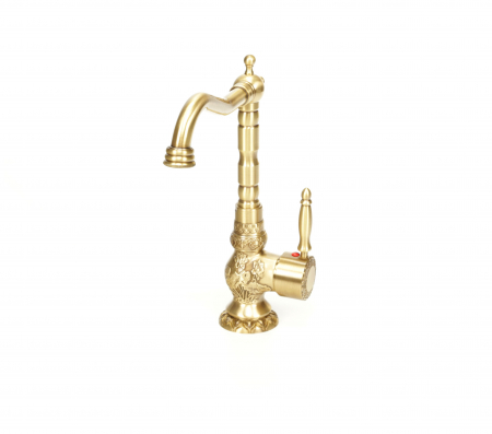 Baterie lux de lavoar/bucatarie retro, inalta, cu montare pe chiuveta sau blat [8]