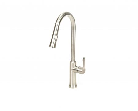 Baterie profesionala pentru bucatarie Herlich Chrome, cu 2 functii de curgere, dus extractibil, senzor tactil de pornire/oprire, argintiu nichelat [9]