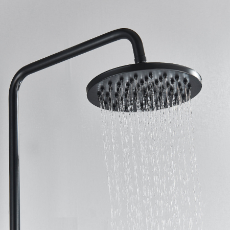 Coloana dus cu 3 functii de curgere para rotunda ajustabila culoare negru mat [2]